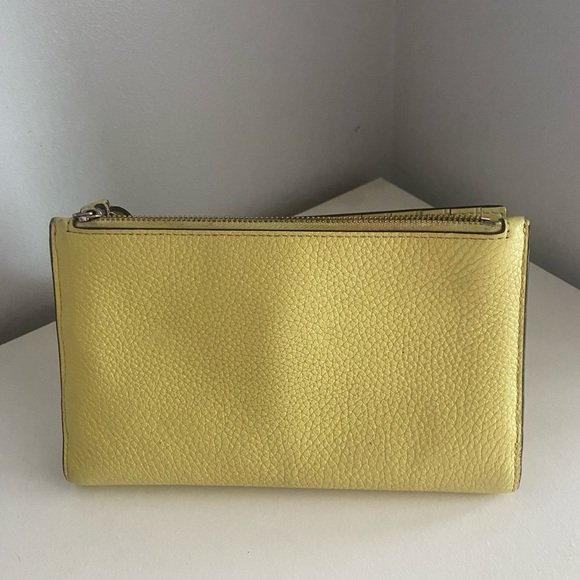 kate spade Yellow Pebbled Leather Wallet Wristlet - Picture 2 of 3